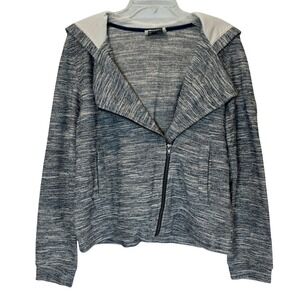 Anthropologie Saturday Sunday Zip Up Hoodie Medium Spring Outdoors Nautical‎